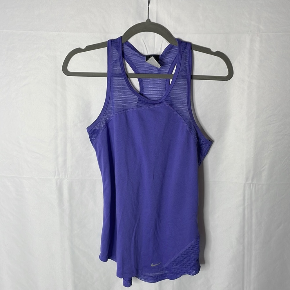 Nike purple mesh tank